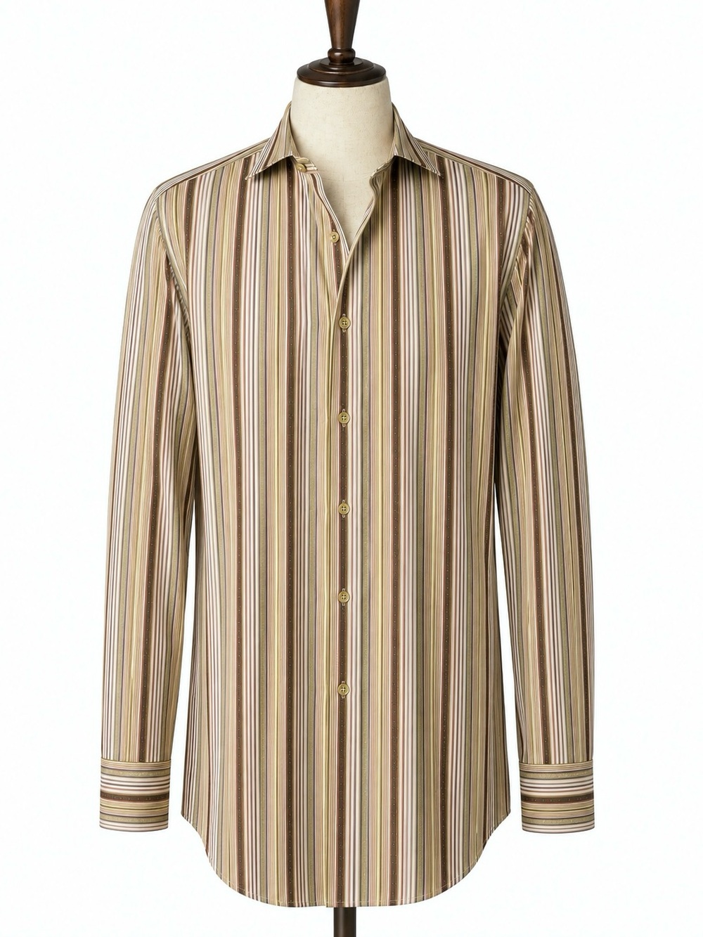 Robert Graham Men's Striped Long-Sleeve button down Shirt- M - Picture 2 of 7